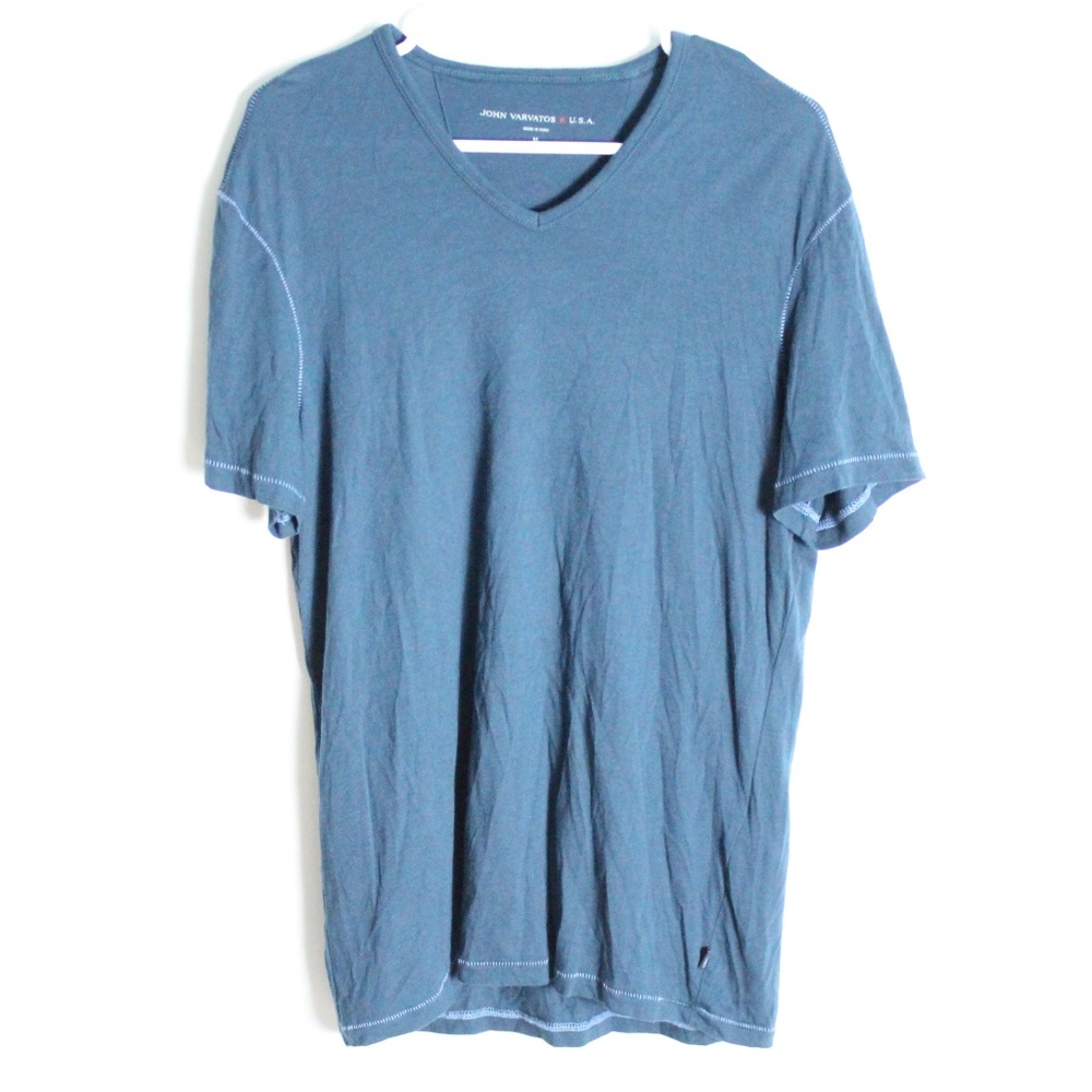 John Varvatos USA Soft V-Neck Shirt Medium